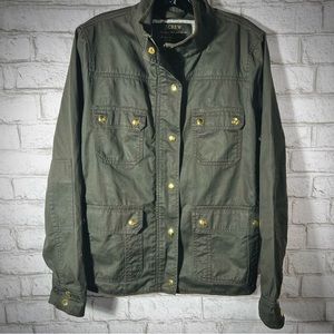 J. Crew | Green Relaxed Boyfriend Fit Field Jacket // L
